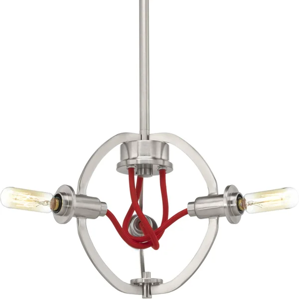 Progress Lighting P500044-009 Fermi Pendant Light Brushed Nickel
