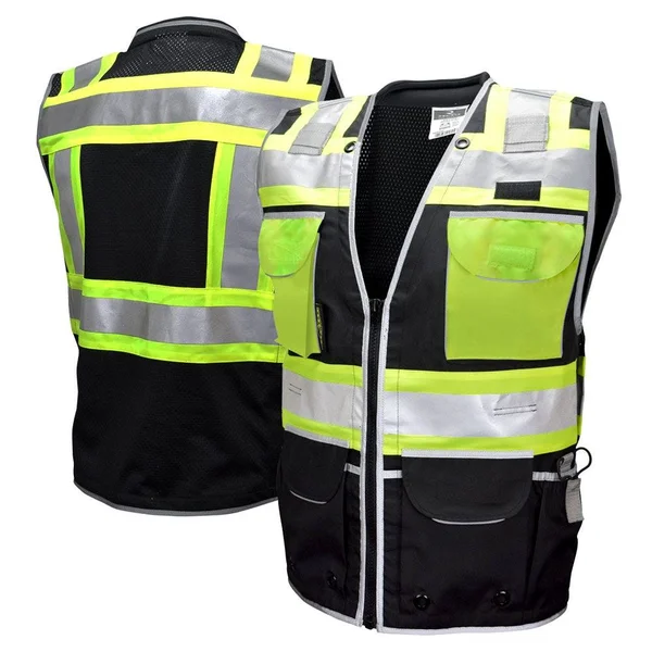 Radians SV55-1 Class 1 Heavy Duty Contrast Engineer Vest-Small L HiVis Supplyl High Visibility