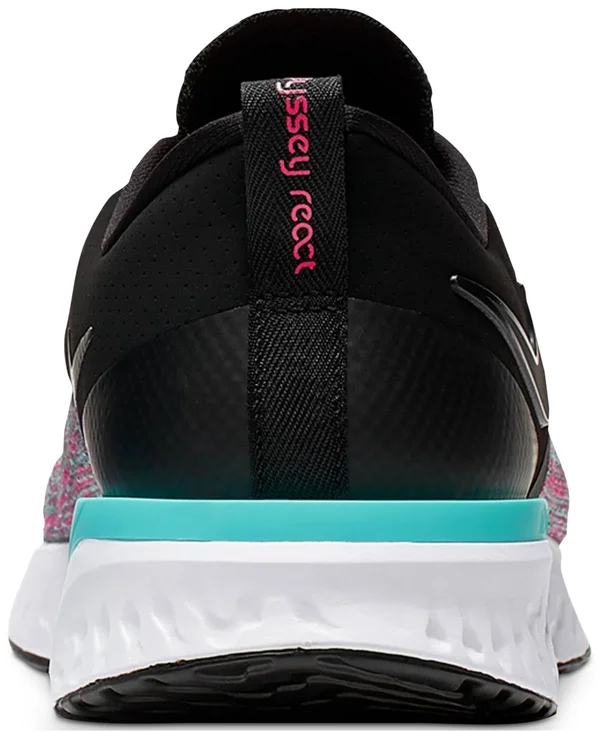 Nike Women's Odyssey React Flyknit 2 Running Shoes, Black - Size 7.0