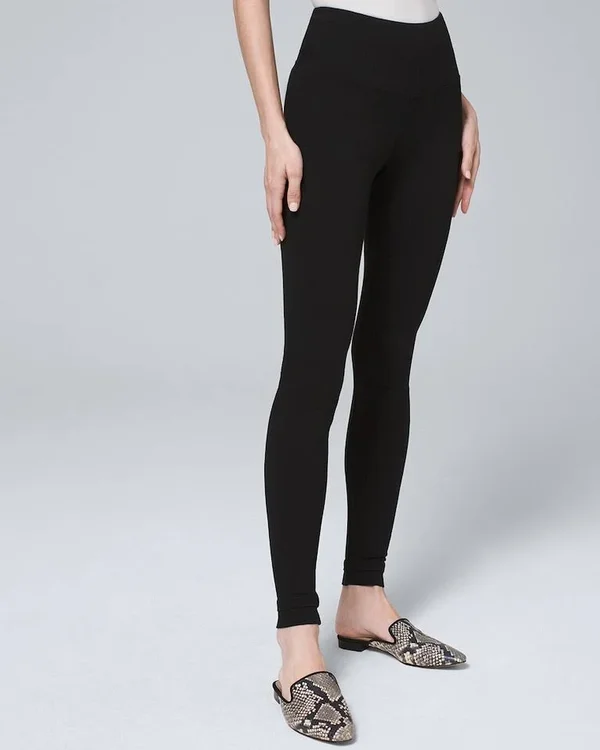 Women's Ponte Whbm Runway Leggings by White House Black Market - Black