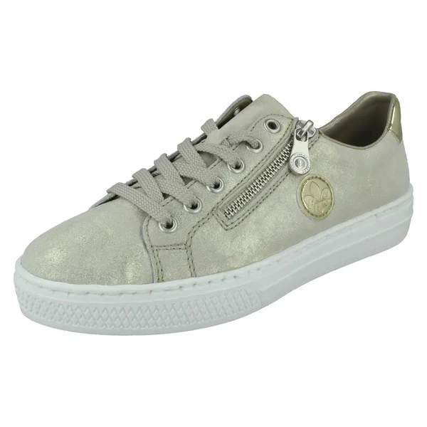 Rieker L59L8-62 Ladies Casual Trainers Gold: 41