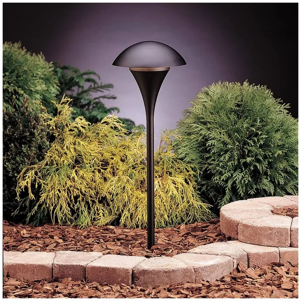 Kichler 15236BKT Eclipse Path & Spread 1-Light 120V, Textured Black