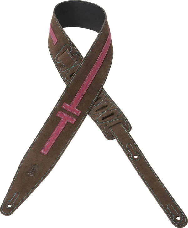 Levy&s MSG317TAU-SLA 2.5x22 Suede Leather Guitar Strap