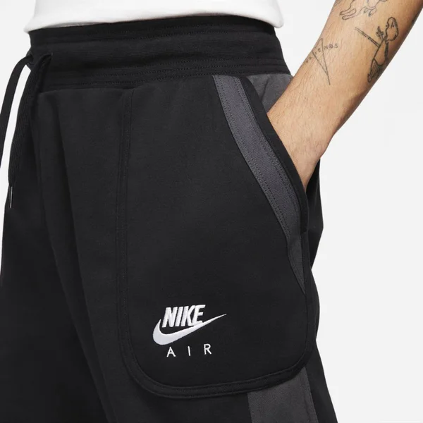 Nike Men's NSW Air Fleece Joggers in Black, Size S, DC4317-011