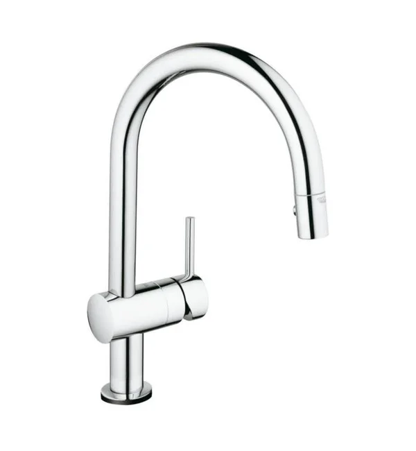 Grohe 31359DC1 Minta Touch Single-Handle Kitchen Faucet - SuperSteel InfinityFinish