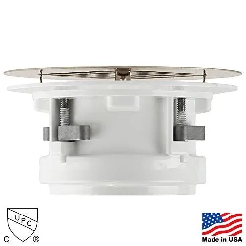 Wingtite Shower Drain Installs from The Top Brushed Nickel
