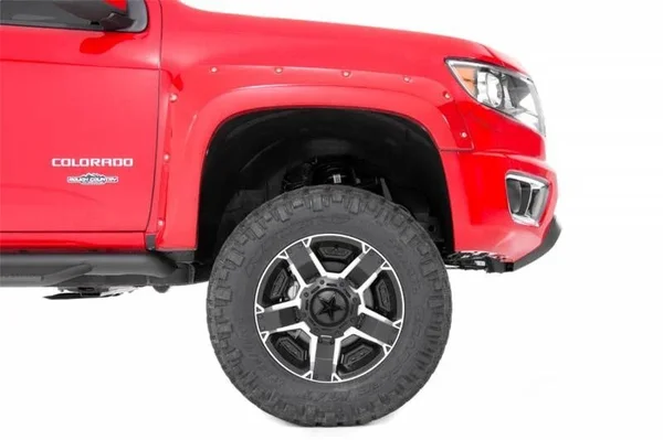 Rough Country F-C11512 Pocket Fender Flares w/ Rivets (6-foot Bed Models)