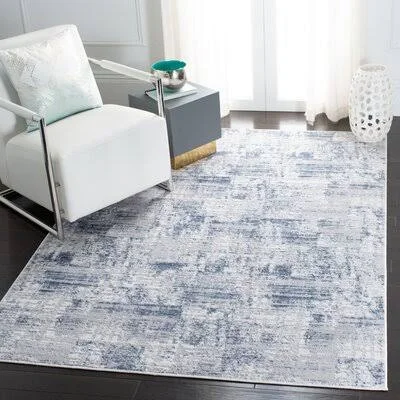 Zyaire Abstract Gray/Blue Indoor Area Rug Williston Forge Rug Size: Runner 2&2x22 x 6&