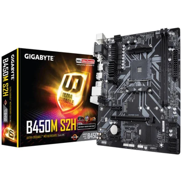 Gigabyte B450M S2H (rev. 1.0) Socket AM4 AMD B450 Micro ATX