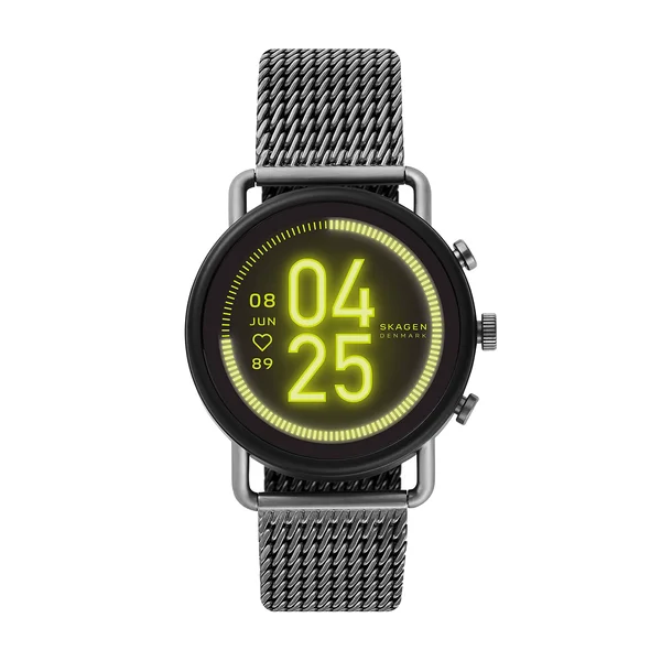 Skagen Men's Smartwatch HR - Falster 3 Gauge Mesh - Gunmetal