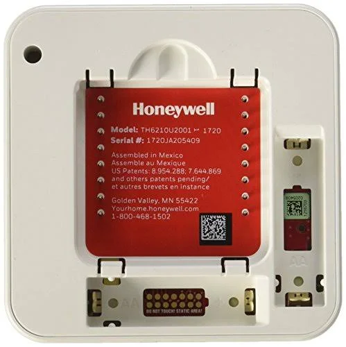 Honeywell Th6210u2001/u T6 Pro Programmable Thermostat, 2 Heat, 1 Cool Heat Pump or 1 Heat, 1 Cool Conventional