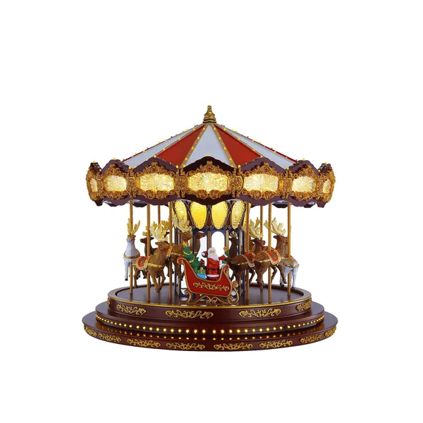 Mr. Christmas 17x22 Christmas Carousel