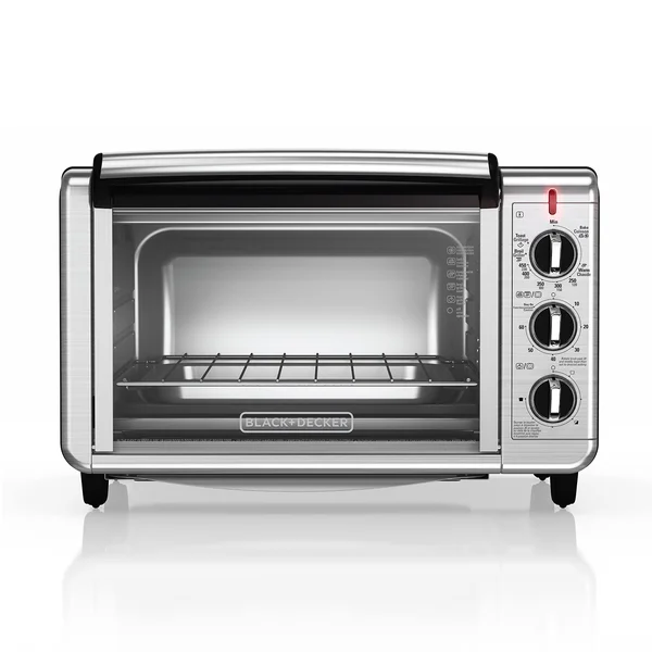 Black+decker TO3230SBD 6-Slice Convection Countertop Toaster Oven - Includes Bake