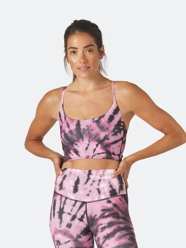 Glyder Women's Pure Bra - Large - Berry Tie-Dye