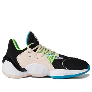 Adidas Harden Vol. 4 &Black Signal Green& Core Black/Pink Tint/Signal Green Basketball Shoes/Sneakers FY0874 (Size: US 10)