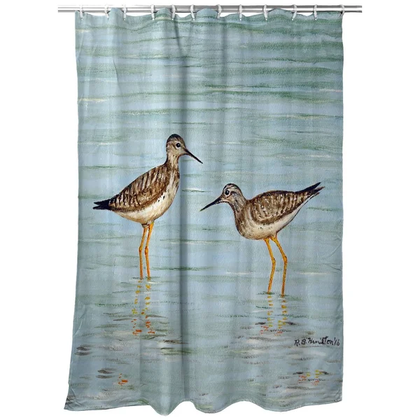 Betsy Drake SH430 70 x 72 in. Yellow Legs Shower Curtain - 70 inches x 72 inches