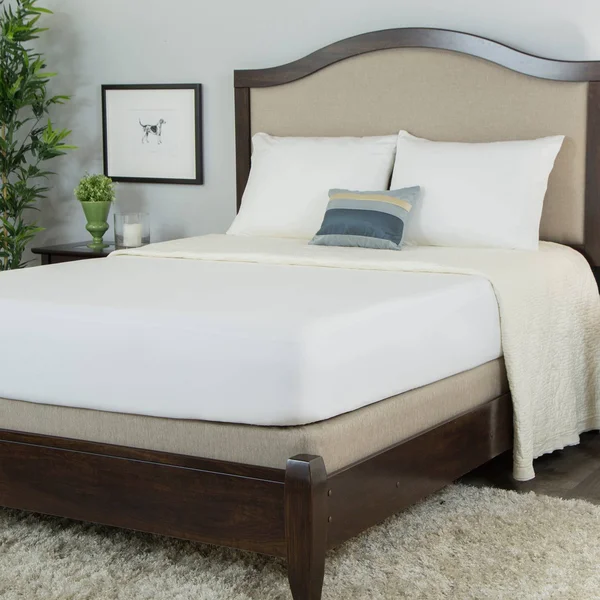 Protect-A-Bed Luxury Fitted Mattress Protector - Cal King, White