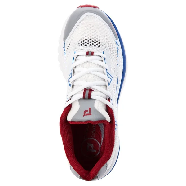 Propet Women's One LT Sneaker - White/Red - Size 12 - Medium