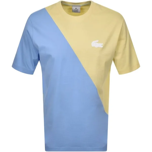 Lacoste Unisex Live Loose Fit Colorblock T-Shirt - 3XL