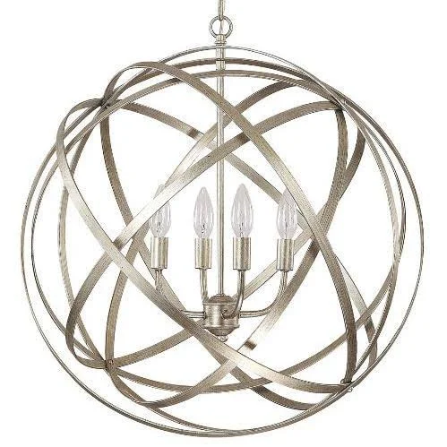Capital Lighting 4234WG - Axis 4 Light Pendant, Winter Gold