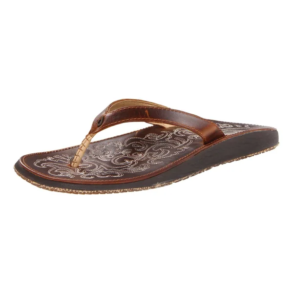 Olukai Women's Paniolo Sandals, 10, Natural/Natural