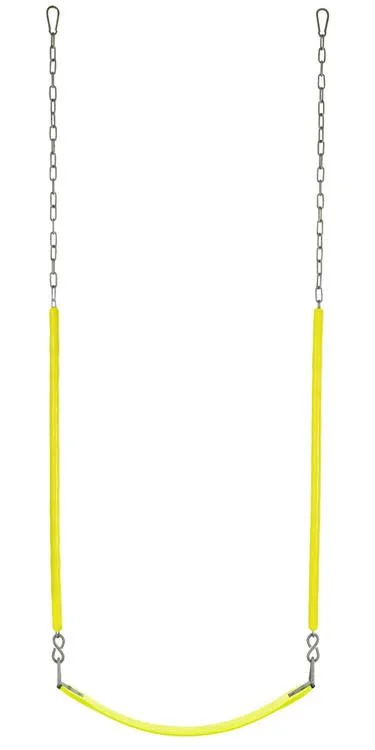 Swingan Belt Swing for All Ages - Yellow, Soft Grip Chain