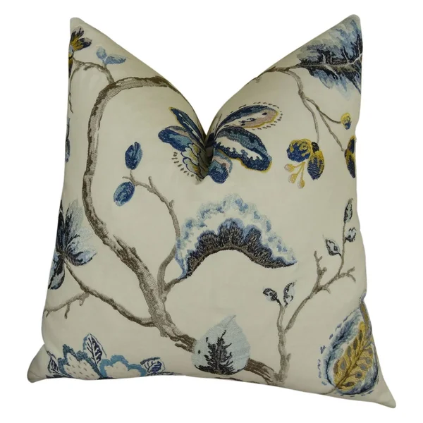 Plutus Bloom City Handmade Throw Pillow