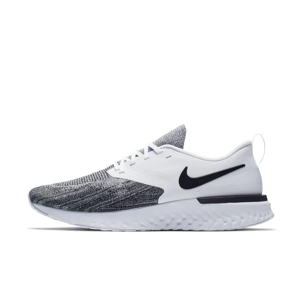 Nike Odyssey React Flyknit 2 (White/Black) Men's Running Shoes