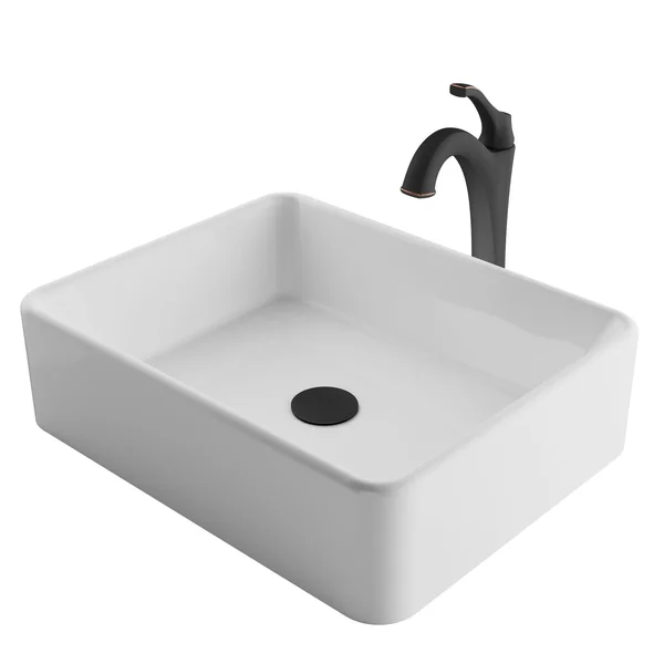 Kraus C-KCV-121-1200ORB Elavo Sink Faucet Bathroom Set - Oil Rubbed Bronze - Arlo