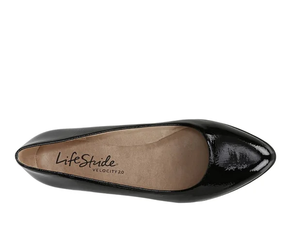Women's LifeStride Amelia Flat - Black - Size 9.5