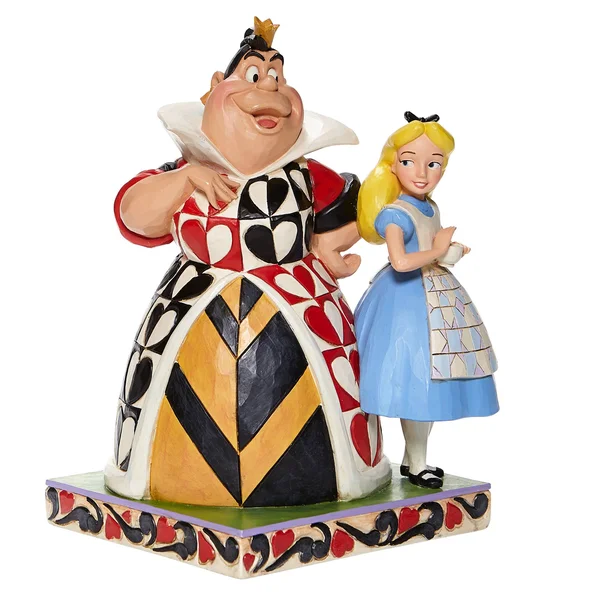 Jim Shore Disney Traditions Alice and Queen of Hearts Figurine