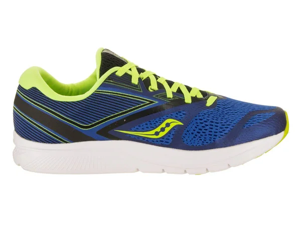 Saucony Kinvara 9 Men's Running Shoes Blue/Black/Citron Size 12.5 Width D - Medium