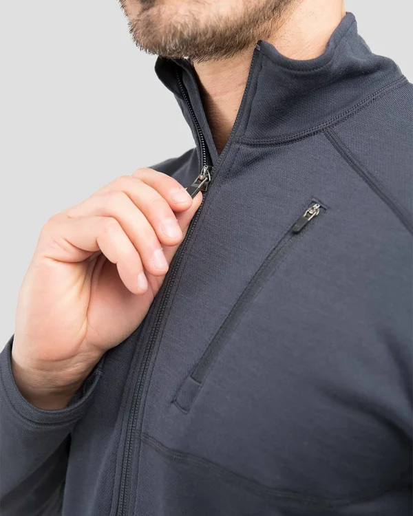 Terramar 4 . 0 Men & S Thermawool Half Zip - 422indiainkhthr