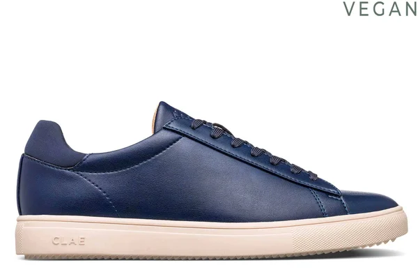CLAE Bradley Vegan 7.5, Navy Vegan Leather Shoes Unisex