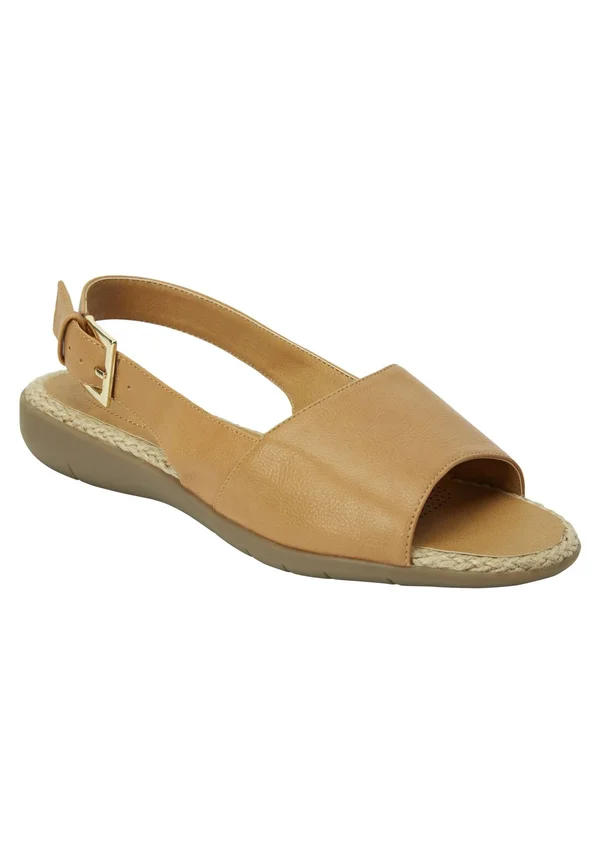 Women's The Adele Sling Sandal by Comfortview in Suntan (Size 10 1/2 M)