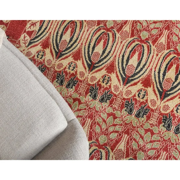 Unique Loom Carnation Edinburgh Area Rug - 7& x 10& (Rust Red)