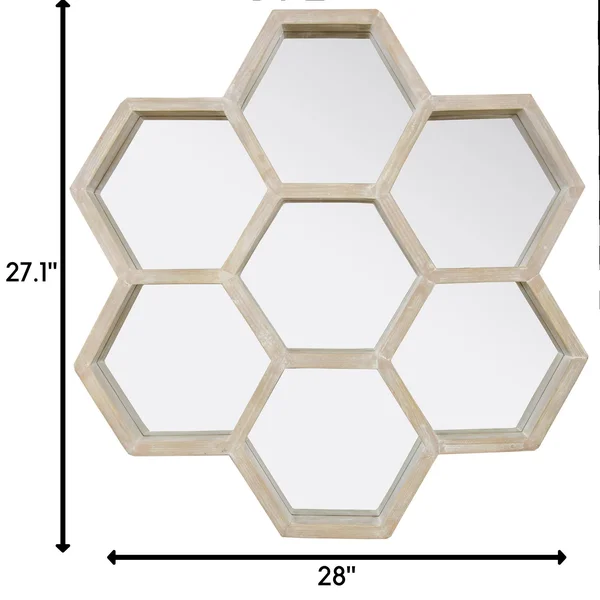 Varaluz 406A02 Honeycomb Accent Mirror
