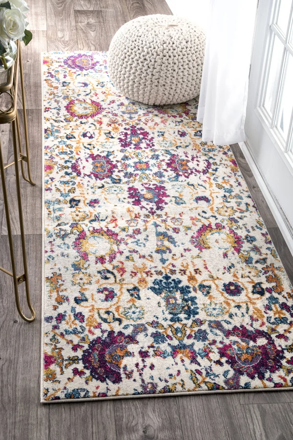 nuLOOM Floral Damask Rosemary Area Rug, 5& x 7& 5