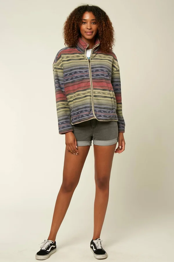 Oneill Anderson Printed Supersherpa Jacket Multi L