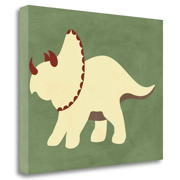 Tangletown Fine Art Dino IV by Tamara Robinson - Fine Art Giclee Print on Wrap Canvas, 28x22x22