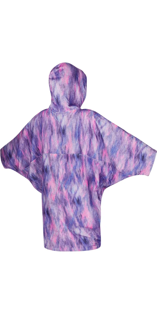 Mystic Womens Poncho 2021 - Black/Purple 210137