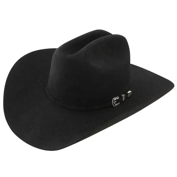 Stetson Skyline 6X Felt Cowboy Hat w/ 4 1/4x22 Brim - Black