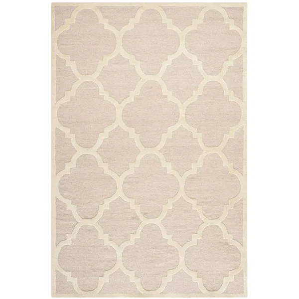 Safavieh Cambridge Light Pink & Ivory 5& x 8& Rug