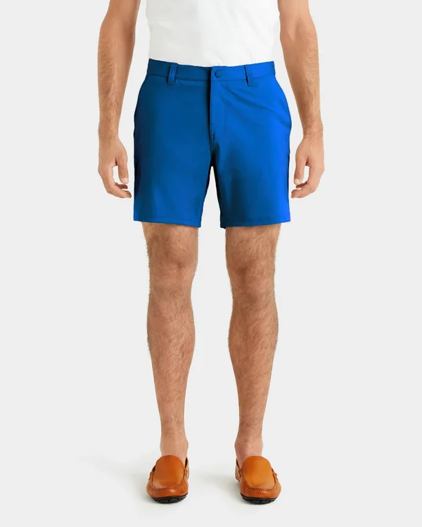 Men's Golf Shorts - Rhone 7x22 Commuter Short, Blue Grouper, 34