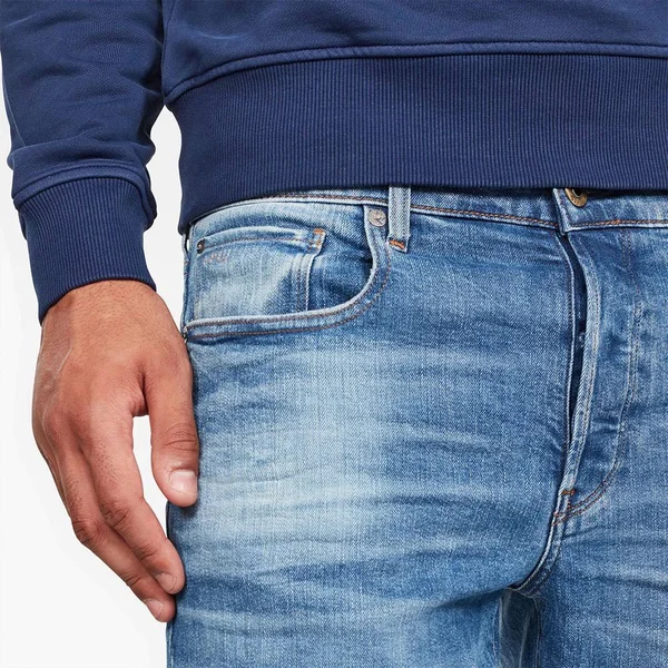 G-Star Men’s Denim 3301 Straight Authentic Faded Blue Jeans 31 - 34