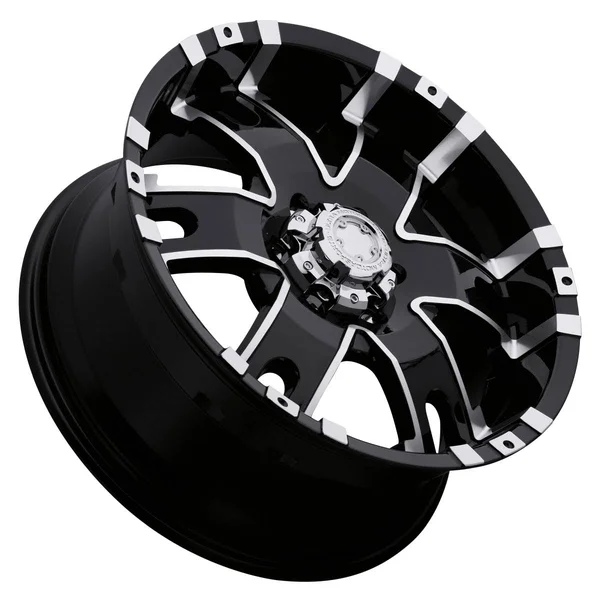 Ultra 2027984B Baron Wheel - 17 x 9 in. Gloss Black