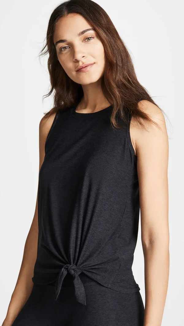 Beyond Yoga All for Ties Tank Top - Women's Darkest Night, L