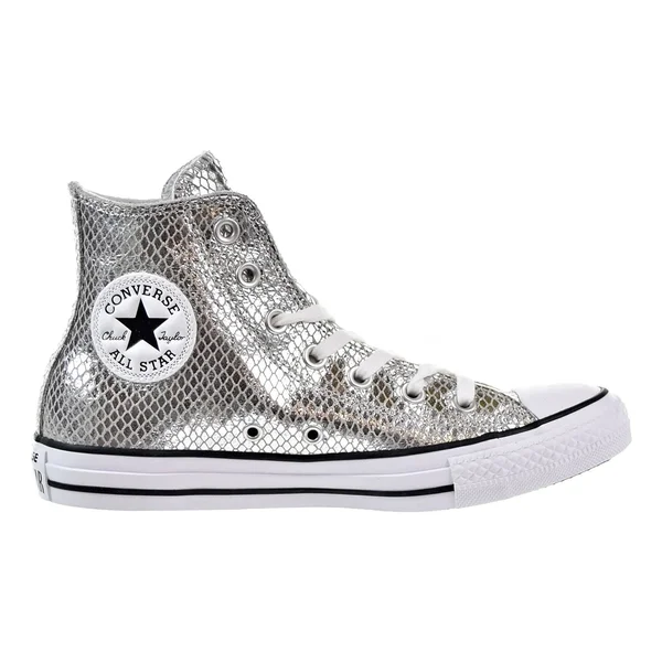 Converse Women's Chuck Taylor All Star Hi Silver/Black/White