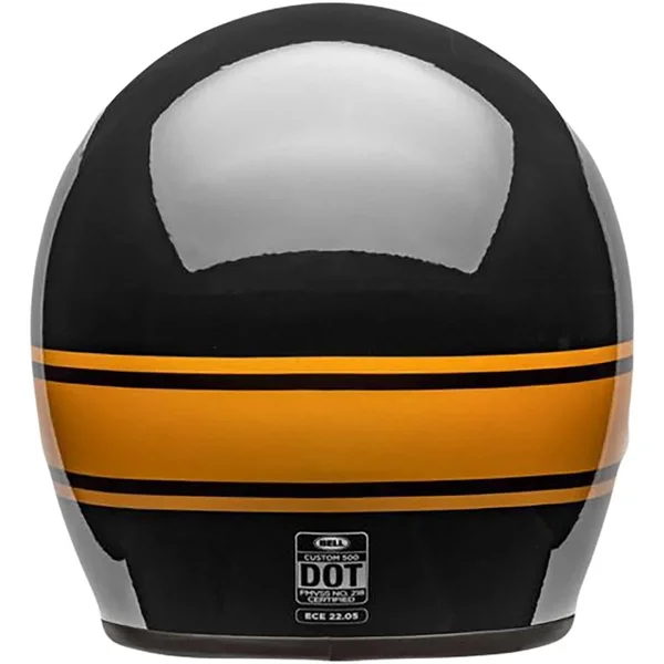 Bell Custom 500 Helmet (Streak Gloss Black/White - Small)