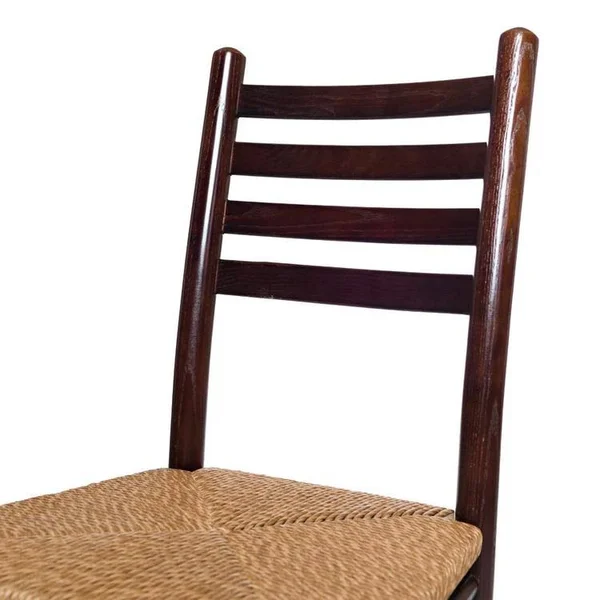 Dixie Seating Asheville Wood Ladderback Dining Chair NO. 33W Antique White